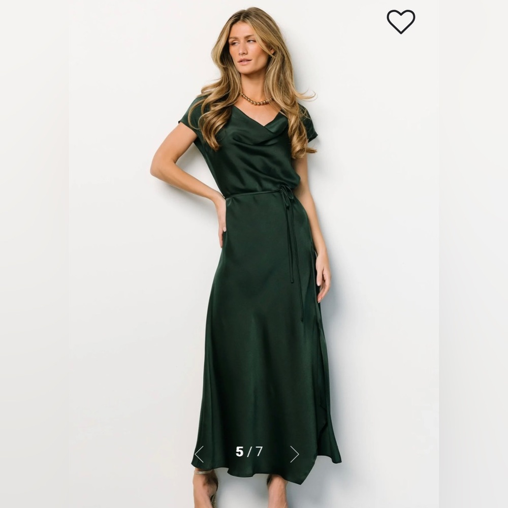 Baltic Born Molly Satin Midi Dress | NWT